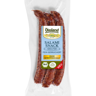 Salami-Snack Kräuter, 3 Stück, 120g