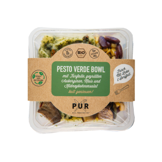 Bowl, Pesto Verde Farfalle, gegrillte  Aubergine - to go , 360g