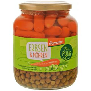 Erbsen & Möhren im Glas, 680g