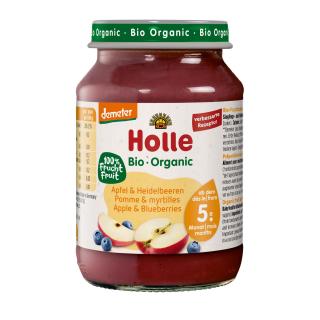 Baby Gläschen   Apfel & Heidelbeeren, 190g