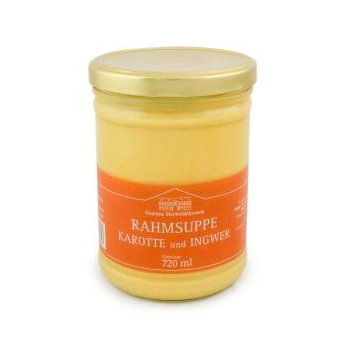 Rahmsuppe Karotte-Ingwer