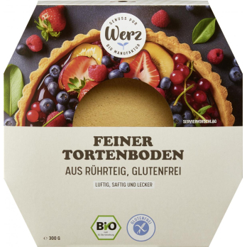 Feiner Tortenboden aus Rührteig glutenfrei, 300g