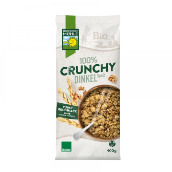 Crunchy Dinkel, 100%, purer Geschmack, 400g