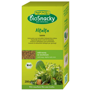 Alfalfa Luzerne bioSnacky , 200g