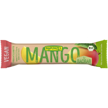 Fruchtschnitte Mango-Baobab, 40g