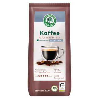 Gourmet Kaffee gemahlen entkoffeiniert , 250g