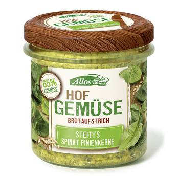 Hofgemüse Spinat Pinienkerne, 135g