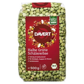Halbe Grüne Schälerbsen , 500g