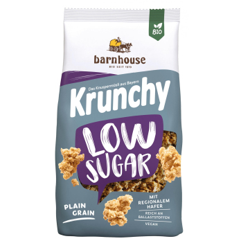 Krunchy Low Sugar Plain Grain , 375g