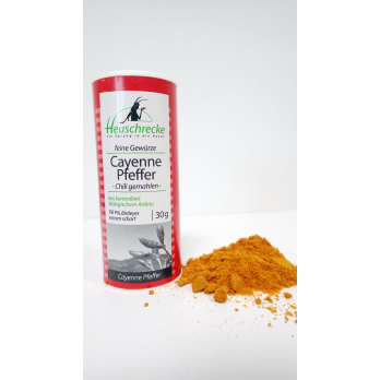 Cayenne Pfeffer, Chili, Bird´s eye, gemahlen , 30g