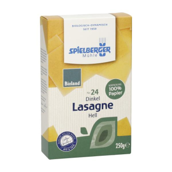 Dinkel Lasagne hell , 250g