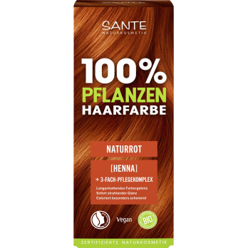 Pflanzen Haarfarbe Pulver 06 Naturrot, 100g