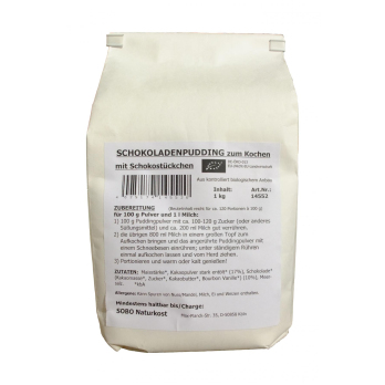 -GV- Puddingpulver Schoko mit Schokoladenstückchen  gf,  1kg