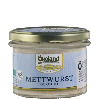 Gourmet Mettwurst gekocht  im Glas , 160g