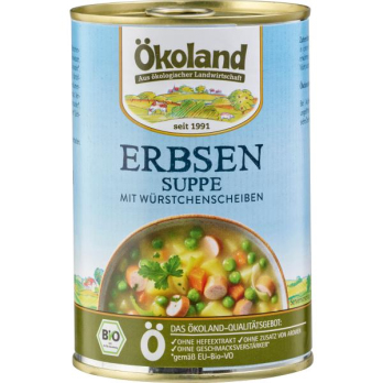 Erbsensuppe m. Würstchenscheiben , 400g