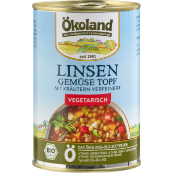 Linsen Gemüse Topf , 400g