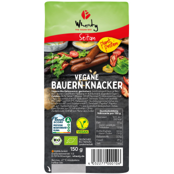 Wheaty Vegane Bauernknacker, 150g