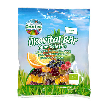 Ökovital-Bär, ohne Gelatine , 80g