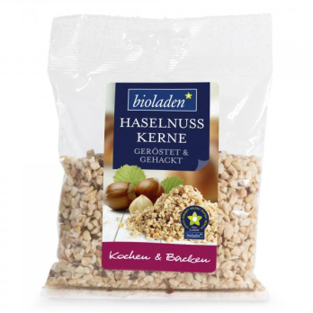 b*  Haselnusskerne geröstet & gehackt , 100g
