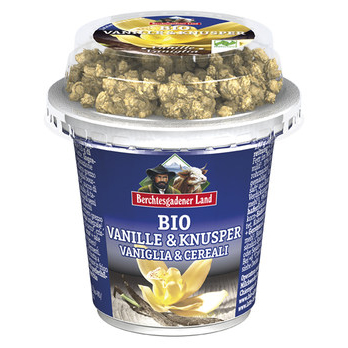 Frucht & Knusper Vanille, Joghurt  3,9%,  150g