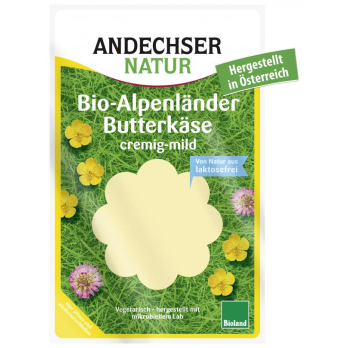 Alpenländer Butterkäse in Scheiben 50% laktosefrei