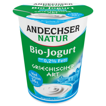 Joghurt griechische Art 0,2%, 400g