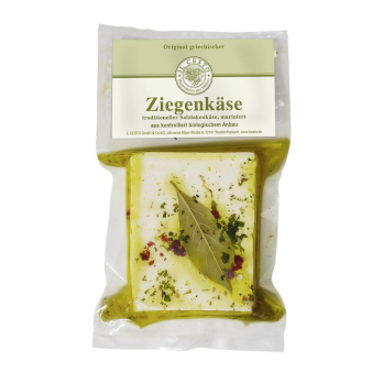 Griech. Ziegenweichkäse, mariniert