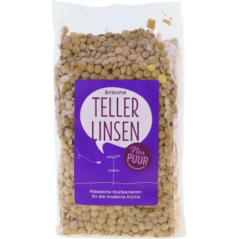 Braune Teller Linsen , 500g