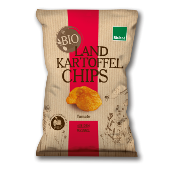 Kartoffelchips Tomate, endlich Chips aus Deutschland,  125g