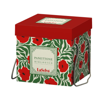 Panettone classico "Mohnblume" im Karton , 500g
