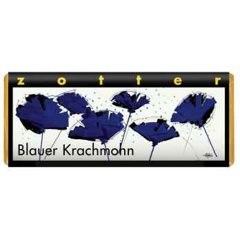 Zotter Schokolade, Blauer Krachmohn, 70g