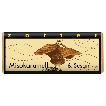 Zotter Schokolade, Misokaramell & Sesam, 70g