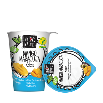 -GV-  6x180g  Kokos Joghurt Alternative Mango-Maracuja